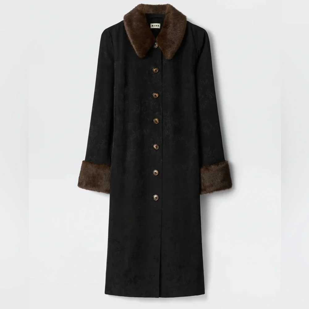 NWT Rixo Jonah Jacquard Jacket - Picture 5 of 5